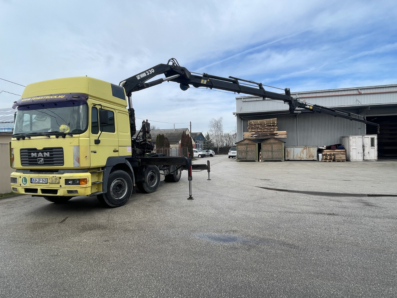 MAN F2000 413 6x2 Manual CRANE Hiab 330+jib 90 21m - Cabeza tractora: foto 5 MAN F2000 413 6x2 Manual CRANE Hiab 330+jib 90 21m - Cabeza tractora: foto 5
