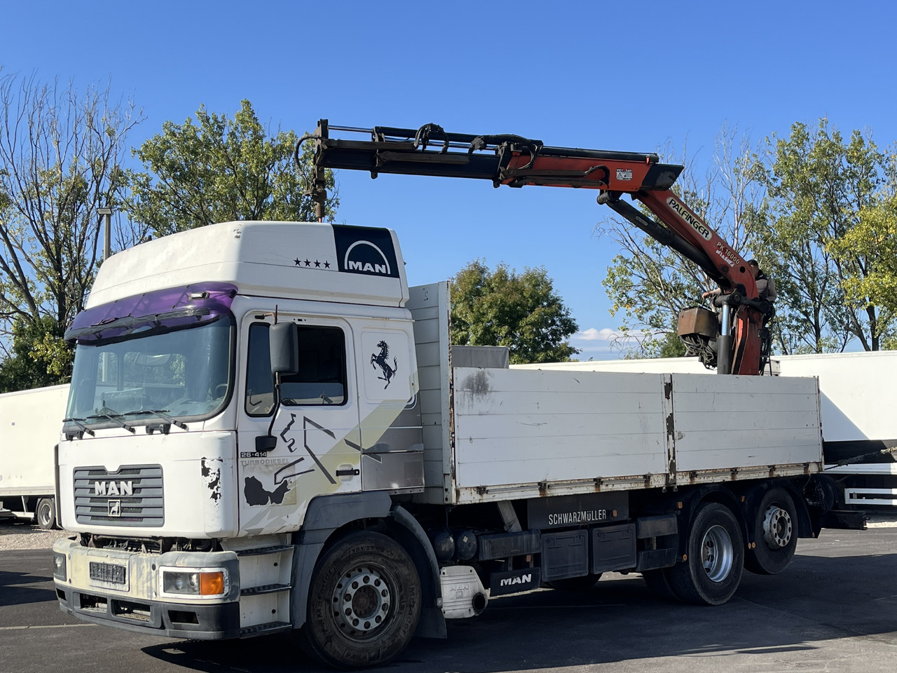MAN F2000 26.413 Palfinger pk 16000 - Camión grúa: foto 1 MAN F2000 26.413 Palfinger pk 16000 - Camión grúa: foto 1