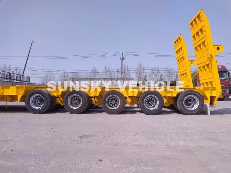 SUNSKY 100 Tons 10 Axles Lowbed trailer - Semirremolque góndola rebajadas: foto 4 SUNSKY 100 Tons 10 Axles Lowbed trailer - Semirremolque góndola rebajadas: foto 4