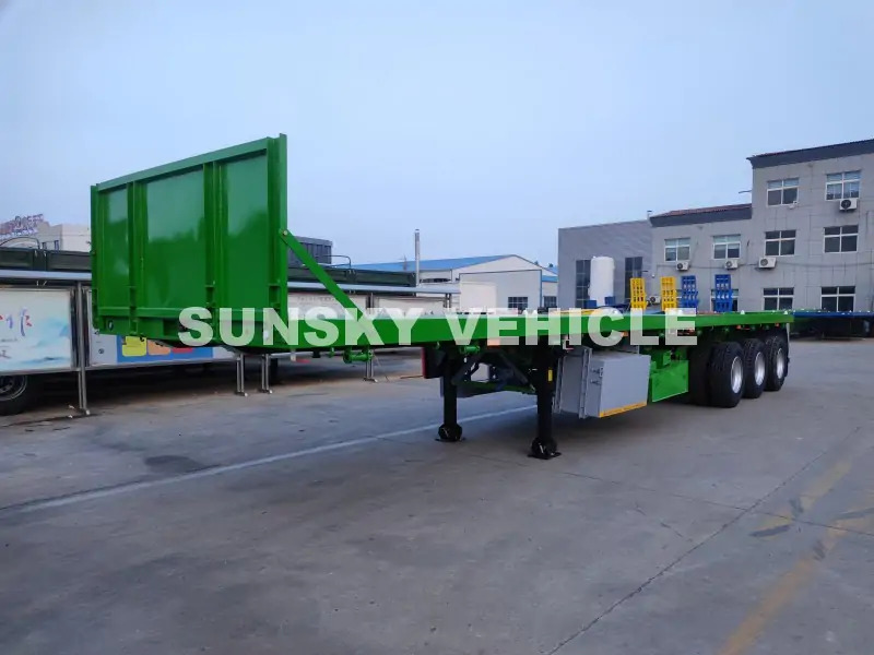 SUNSKY Flat Deck Trailer with henred type axles and suspension - Semirremolque plataforma/ Caja abierta: foto 2 SUNSKY Flat Deck Trailer with henred type axles and suspension - Semirremolque plataforma/ Caja abierta: foto 2