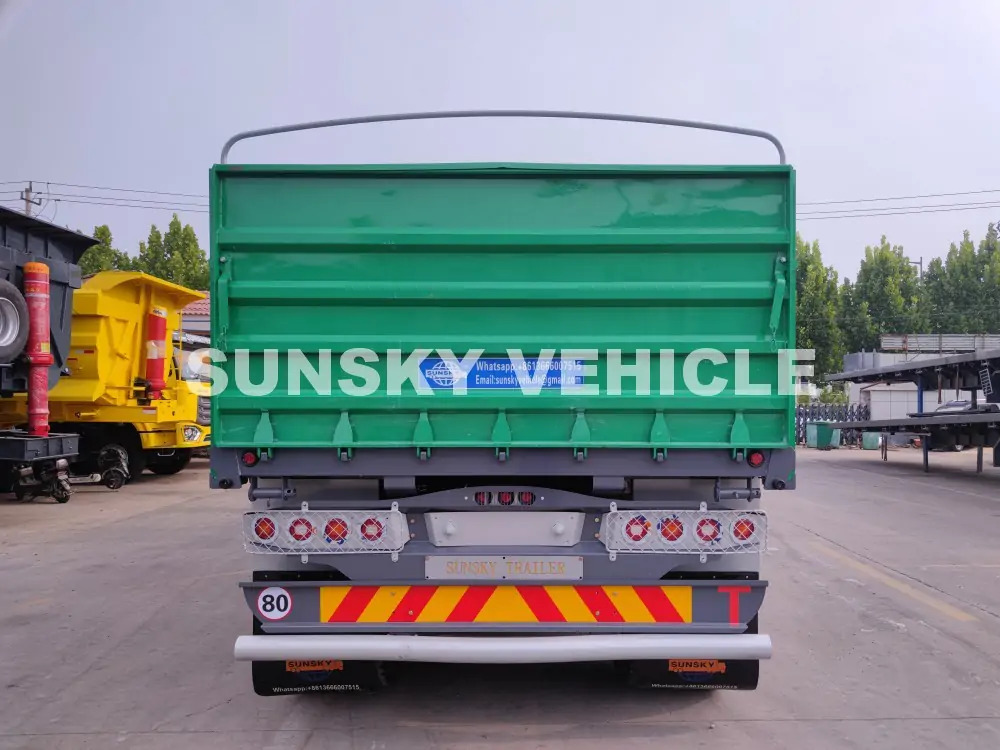 Semirremolque plataforma/ Caja abierta para transporte de materiales áridos nuevo SUNSKY HENRED TYPRE DROPSIDE TRAILER: foto 10