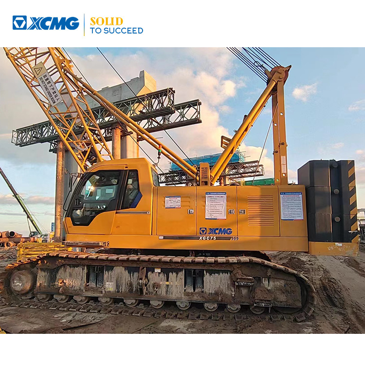 XCMG Official 75 Ton Mechanical Crawler Crane XGC75 Used Hydraulic Mobile Crane Hot Sale - Grúa sobre orugas: foto 1 XCMG Official 75 Ton Mechanical Crawler Crane XGC75 Used Hydraulic Mobile Crane Hot Sale - Grúa sobre orugas: foto 1
