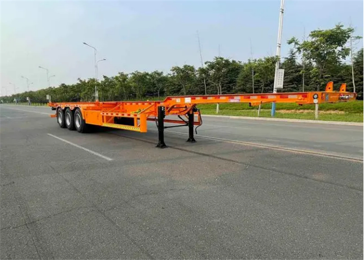 XCMG Official XLYZ9420TJZ Flatbed Container Carrier Semi Trailer - Semirremolque portacontenedore/ Intercambiable: foto 4 XCMG Official XLYZ9420TJZ Flatbed Container Carrier Semi Trailer - Semirremolque portacontenedore/ Intercambiable: foto 4