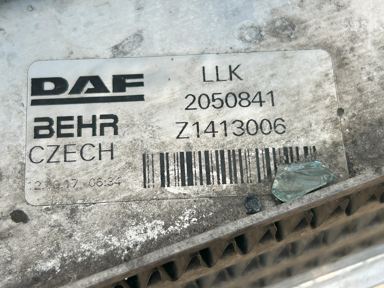 Radiador para Camión DAF XF 106 480 COOLER SET: foto 11 Radiador para Camión DAF XF 106 480 COOLER SET: foto 11