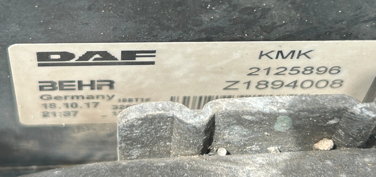 Radiador para Camión DAF XF 106 480 COOLER SET: foto 6 Radiador para Camión DAF XF 106 480 COOLER SET: foto 6