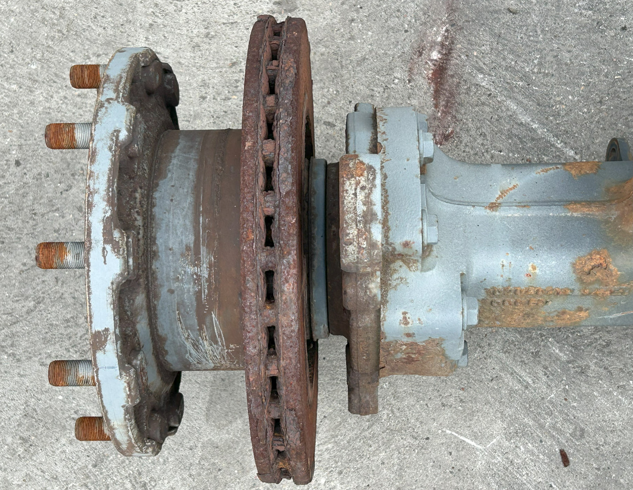 Eje posterior MERCEDES ACTROS MP4 TRAILING AXLE: foto 7