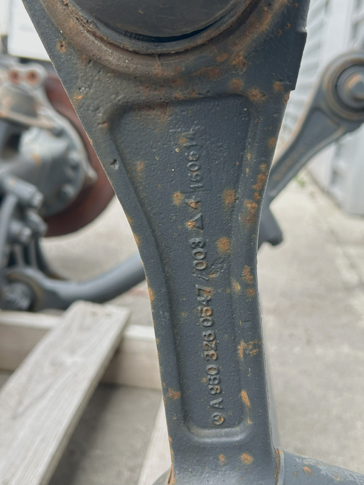 Eje posterior MERCEDES ACTROS MP4 TRAILING AXLE: foto 12