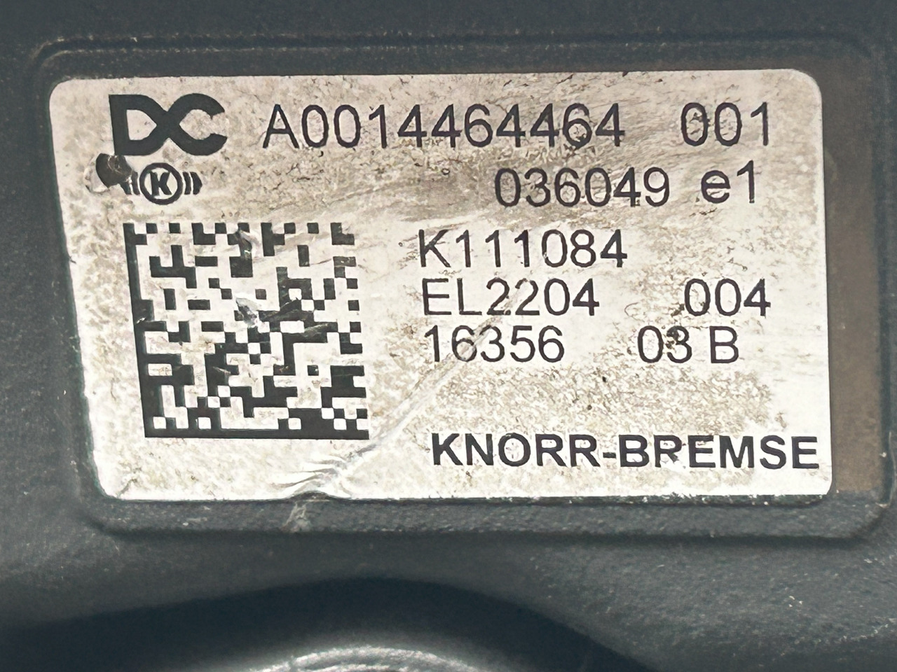 MERCEDES-BENZ ACTROS MP4 EAPU AIR DRYER EL 2204 - Piezas de freno para Camión: foto 3 MERCEDES-BENZ ACTROS MP4 EAPU AIR DRYER EL 2204 - Piezas de freno para Camión: foto 3