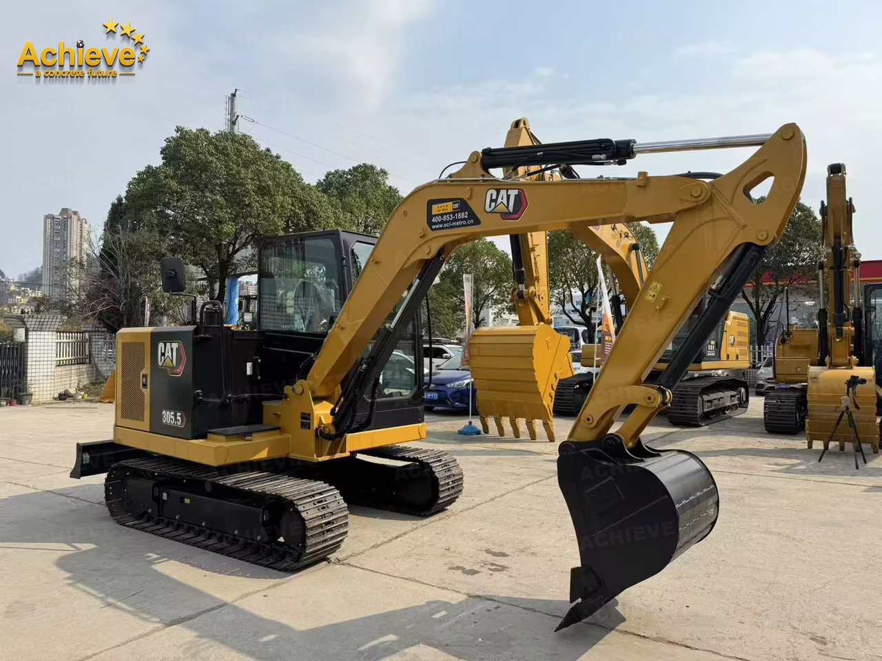 CATERPILLAR CAT® 305.5E2 small Cat C2.4 DI Mini Hydraulic Excavator 0.22 m³ 34.1 kw/rpm 35.0 kN 【ACHIEVE】 TOP CONDITION!!! - Miniexcavadora: foto 1 CATERPILLAR CAT® 305.5E2 small Cat C2.4 DI Mini Hydraulic Excavator 0.22 m³ 34.1 kw/rpm 35.0 kN 【ACHIEVE】 TOP CONDITION!!! - Miniexcavadora: foto 1