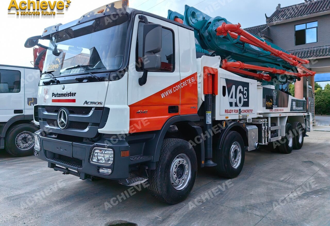 Camión bomba de hormigón PUTZMEISTER Mercedes-Benz 4141 Putzmeister 49.5M 【ACHIEVE】TOP CONDITION!!!: foto 24