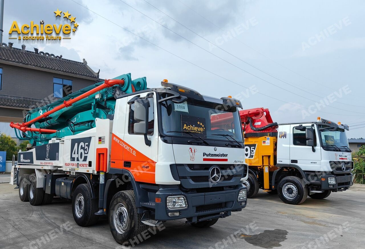 Camión bomba de hormigón PUTZMEISTER Mercedes-Benz 4141 Putzmeister 49.5M 【ACHIEVE】TOP CONDITION!!!: foto 23