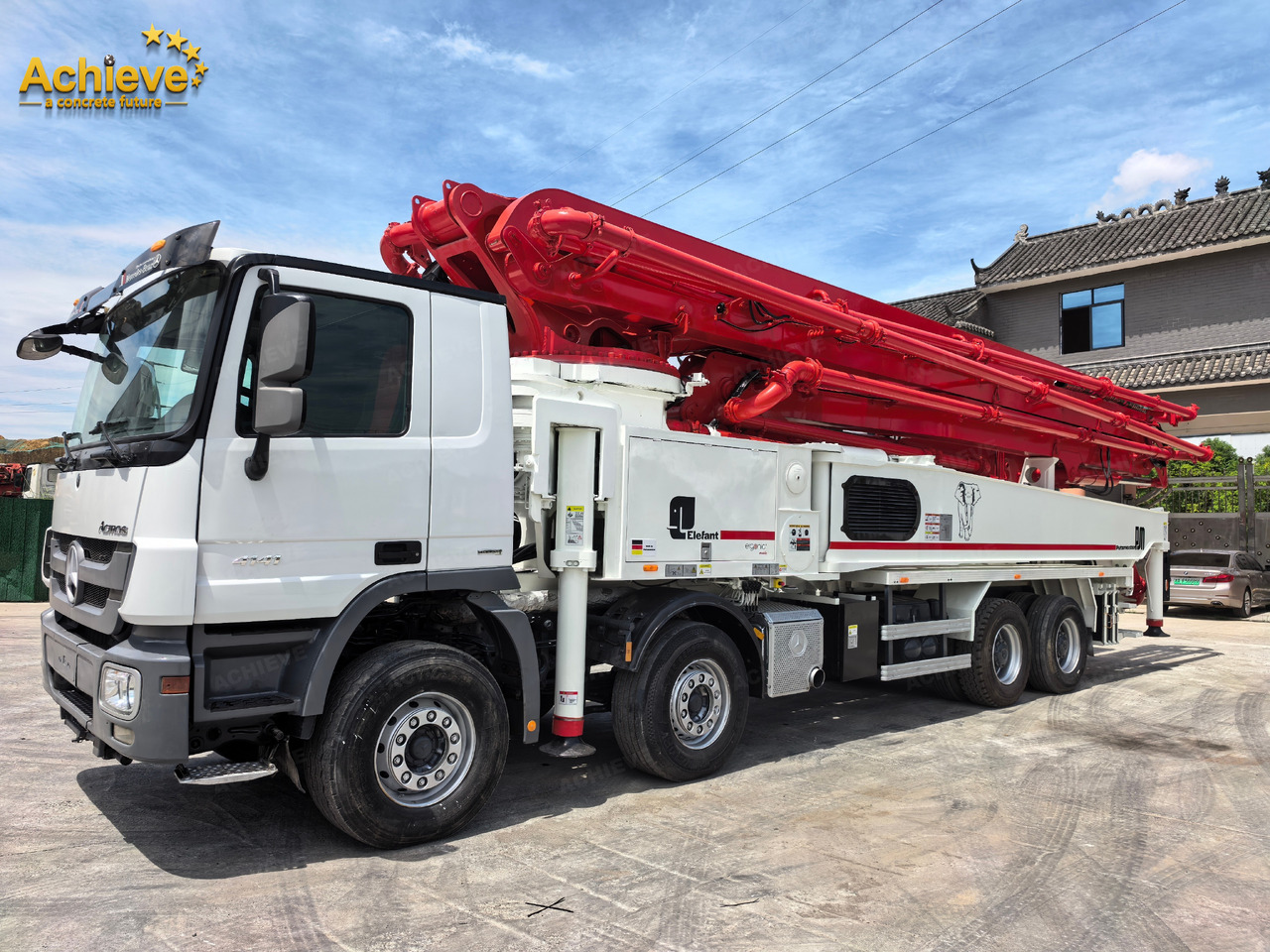Putzmeister Putzmeister  M56-4RZ Actros 4141Mercedes-Benz Concrete pump truck 【ACHIEVE】TOP CONDITION!!! - Camión bomba de hormigón: foto 2 Putzmeister Putzmeister  M56-4RZ Actros 4141Mercedes-Benz Concrete pump truck 【ACHIEVE】TOP CONDITION!!! - Camión bomba de hormigón: foto 2