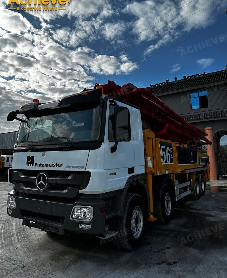 Camión bomba de hormigón Putzmeister Putzmeister  M56-4RZ Actros 4141Mercedes-Benz Concrete pump truck 【ACHIEVE】TOP CONDITION!!!: foto 24