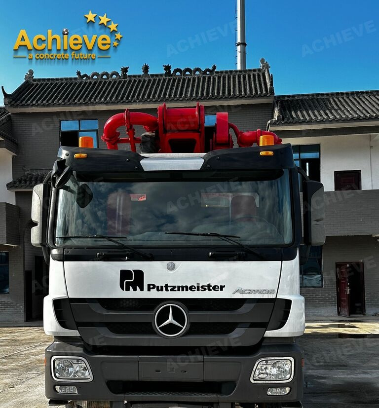 Camión bomba de hormigón Putzmeister Putzmeister  M56-4RZ Actros 4141Mercedes-Benz Concrete pump truck 【ACHIEVE】TOP CONDITION!!!: foto 22