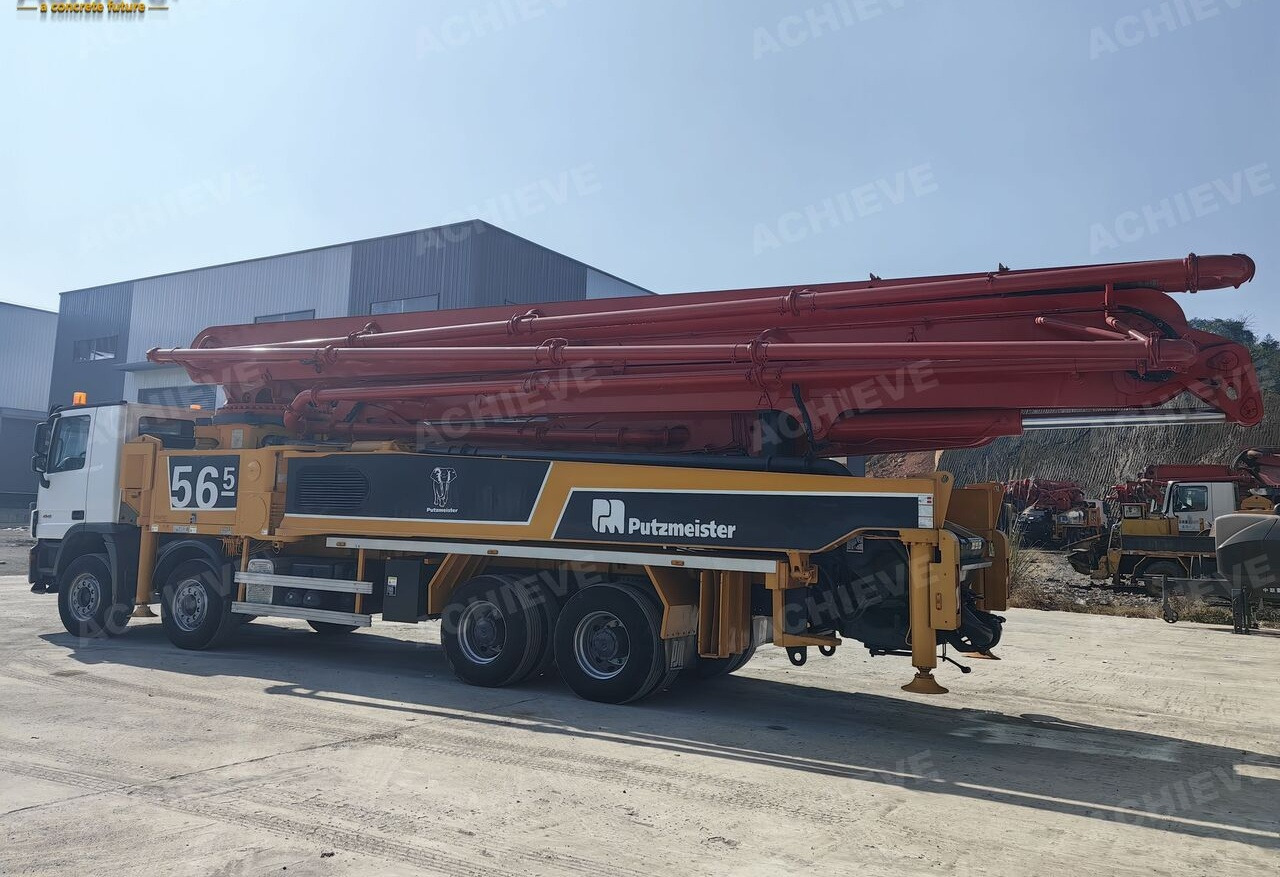 Camión bomba de hormigón Putzmeister Putzmeister  M56-4RZ Actros 4141Mercedes-Benz Concrete pump truck 【ACHIEVE】TOP CONDITION!!!: foto 18
