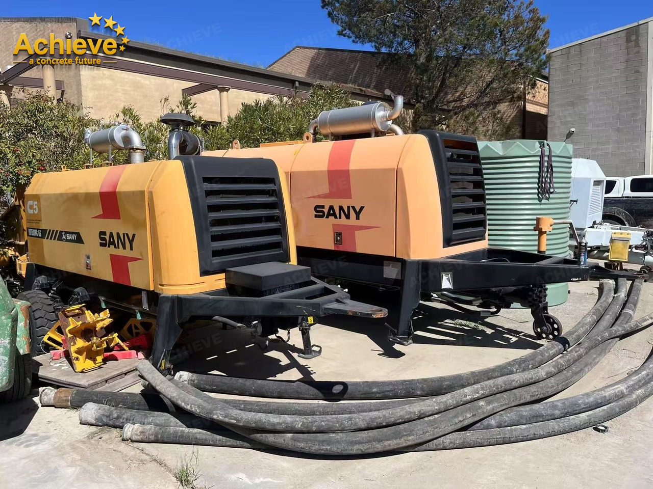 SANY SANY 【ACHIEVE】TOP CONDITION!!! demo new low hours Sany Concrete Trailer Pump 2017 HBT5008C-5S - Bomba de hormigon estacionaria: foto 3 SANY SANY 【ACHIEVE】TOP CONDITION!!! demo new low hours Sany Concrete Trailer Pump 2017 HBT5008C-5S - Bomba de hormigon estacionaria: foto 3