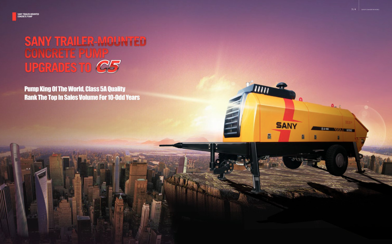 SANY SANY 【ACHIEVE】TOP CONDITION!!! demo new low hours Sany Concrete Trailer Pump 2017 HBT5008C-5S - Bomba de hormigon estacionaria: foto 5 SANY SANY 【ACHIEVE】TOP CONDITION!!! demo new low hours Sany Concrete Trailer Pump 2017 HBT5008C-5S - Bomba de hormigon estacionaria: foto 5