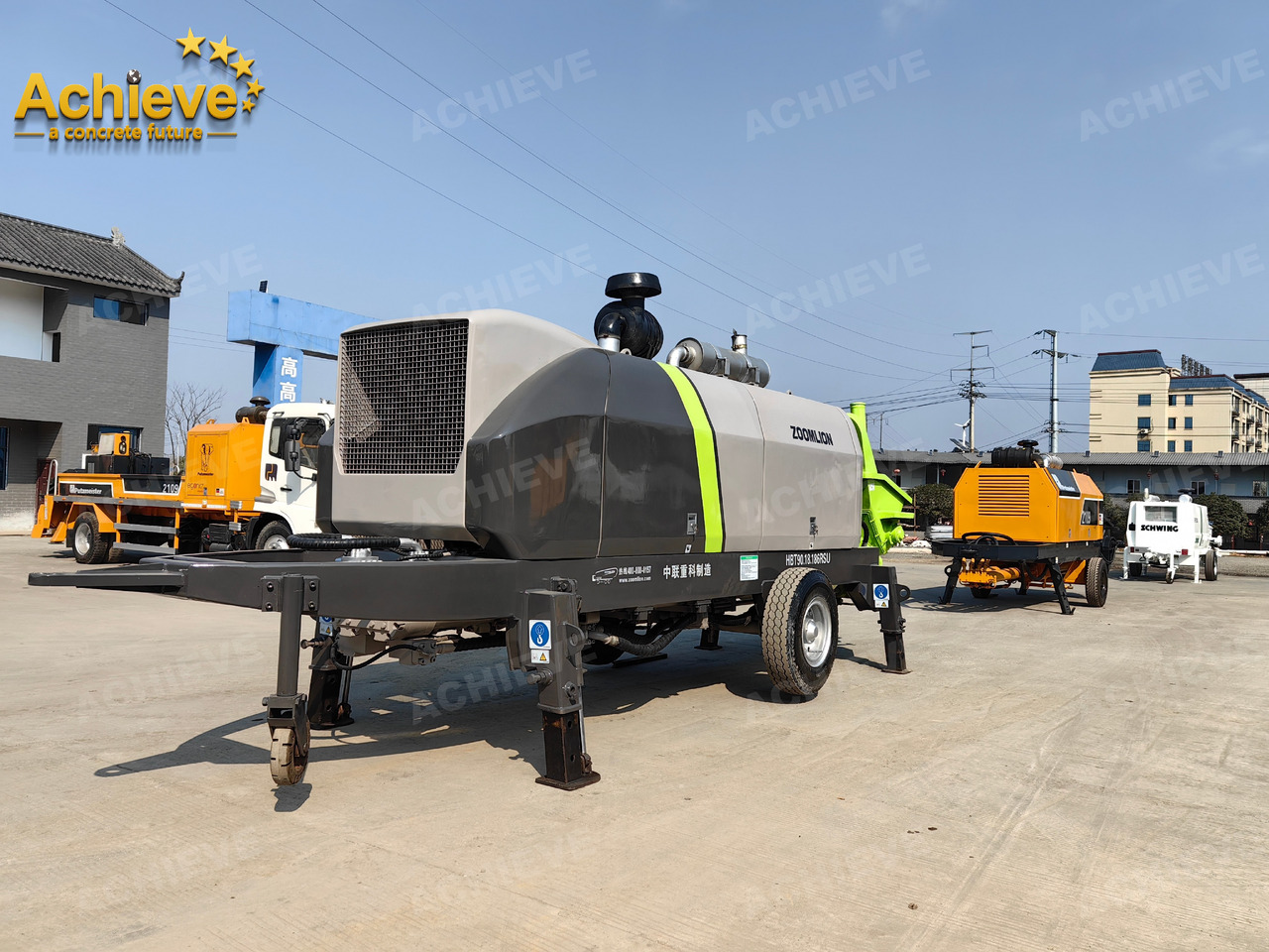 Zoomlion 2022 Zoomlion HBT 90.18.186RSU hydraulic Concrete Trailer Pump in China【ACHIEVE】TOP CONDITION!!! - Bomba de hormigon estacionaria: foto 3 Zoomlion 2022 Zoomlion HBT 90.18.186RSU hydraulic Concrete Trailer Pump in China【ACHIEVE】TOP CONDITION!!! - Bomba de hormigon estacionaria: foto 3