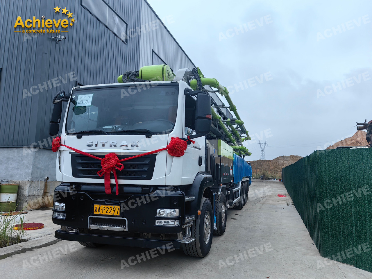 Zoomlion Zoomlion 70M 70X-6RZ Concrete pump truck ACTROS 4141 【ACHIEVE】TOP CONDITION!!! - Camión bomba de hormigón: foto 4 Zoomlion Zoomlion 70M 70X-6RZ Concrete pump truck ACTROS 4141 【ACHIEVE】TOP CONDITION!!! - Camión bomba de hormigón: foto 4