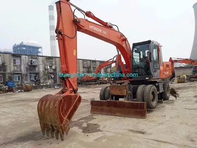 Good Quality Tyre Excavator Hitachi Zx160W Moving by Wheels for Sale - Excavadora de ruedas: foto 1 Good Quality Tyre Excavator Hitachi Zx160W Moving by Wheels for Sale - Excavadora de ruedas: foto 1