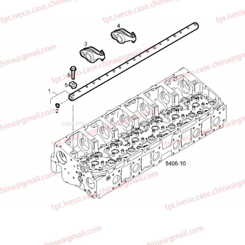 FPT IVECO CASE Cursor9Bus F2CFE612D*J231/F2CFE612A*J098 5802748674 ROCKER SHAFT 504189213 - Motor y piezas para Autobús: foto 3 FPT IVECO CASE Cursor9Bus F2CFE612D*J231/F2CFE612A*J098 5802748674 ROCKER SHAFT 504189213 - Motor y piezas para Autobús: foto 3