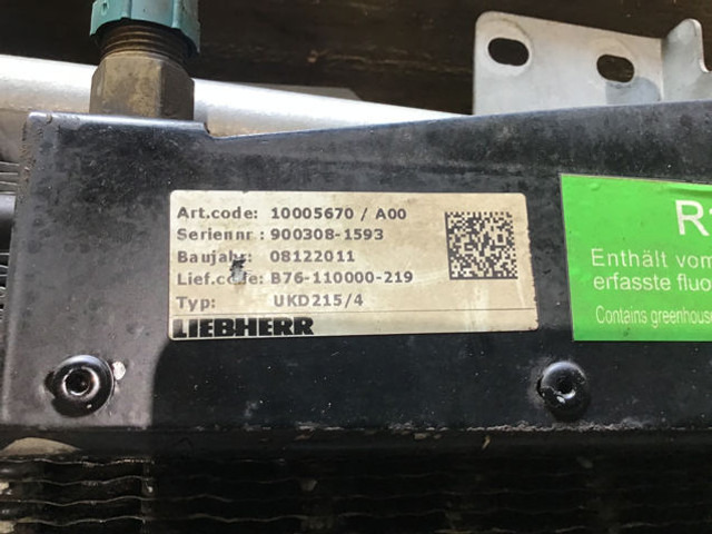 Liebherr Airco Condensor - Pieza de aire acondicionado: foto 2 Liebherr Airco Condensor - Pieza de aire acondicionado: foto 2