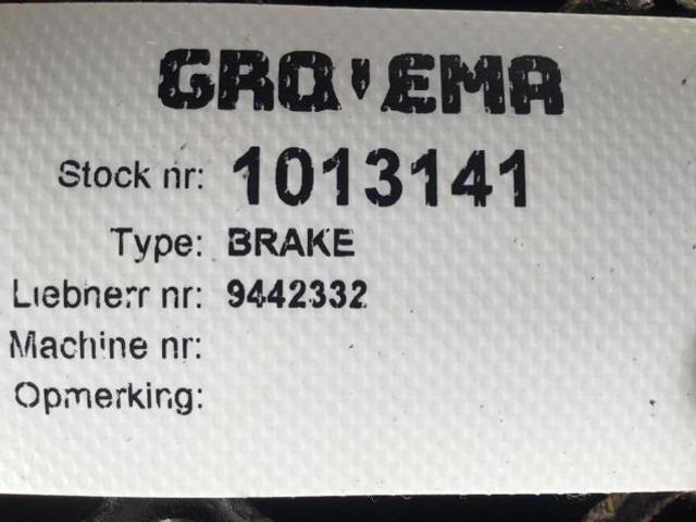 Piezas de freno Liebherr Brake Housing: foto 6