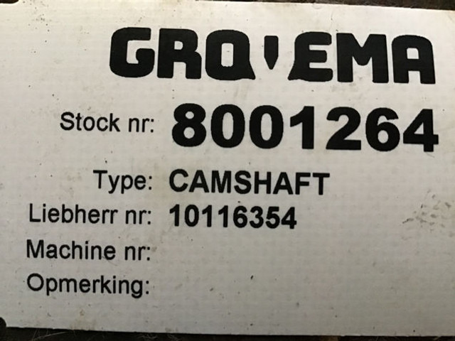 Liebherr Camshaft - Árbol de levas: foto 1 Liebherr Camshaft - Árbol de levas: foto 1