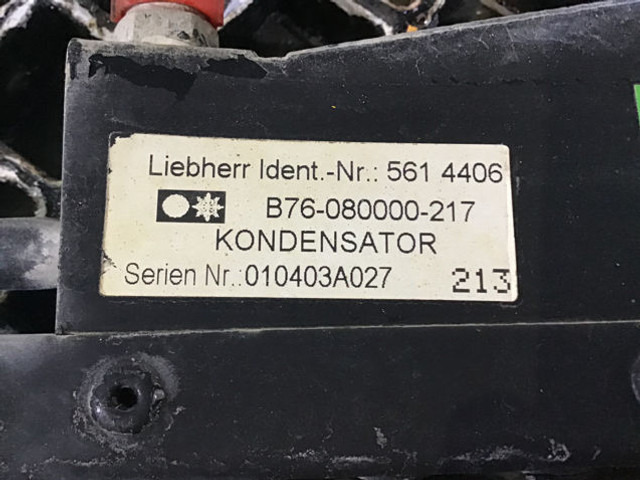 Liebherr Capacitor Unit - Pieza de aire acondicionado: foto 3 Liebherr Capacitor Unit - Pieza de aire acondicionado: foto 3