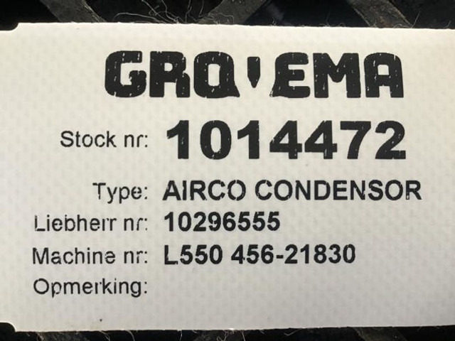 Liebherr Capacitor Unit - Pieza de aire acondicionado: foto 3 Liebherr Capacitor Unit - Pieza de aire acondicionado: foto 3