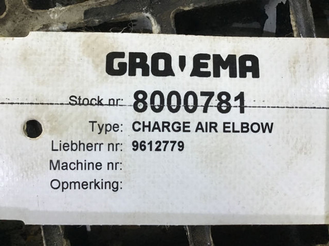 Liebherr Charge Air Elbow - Tubo de admisión de aire: foto 2 Liebherr Charge Air Elbow - Tubo de admisión de aire: foto 2