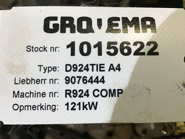 Liebherr D924TIE A4 - Motor: foto 2 Liebherr D924TIE A4 - Motor: foto 2