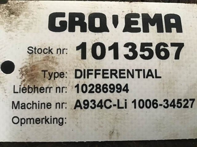 Liebherr Differential - Diferencial: foto 5 Liebherr Differential - Diferencial: foto 5
