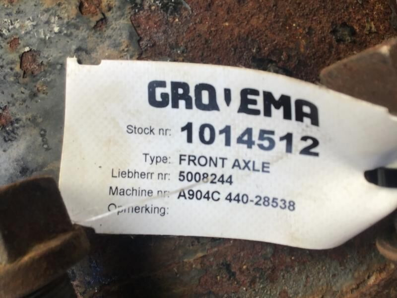Liebherr Front Axle - Eje y piezas: foto 3 Liebherr Front Axle - Eje y piezas: foto 3
