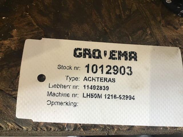 Liebherr Rear Axle - Eje y piezas: foto 5 Liebherr Rear Axle - Eje y piezas: foto 5