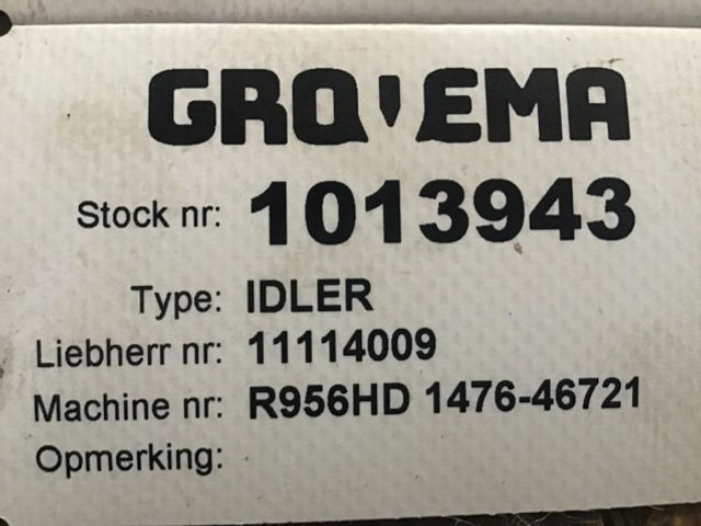 Recambio Liebherr Guide Wheel D8L: foto 12