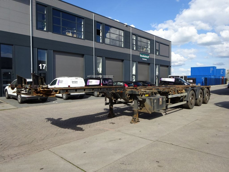Krone SD Chassis / ADR / 2x Extendable / MB + Disc / 2x Lift Axle - Semirremolque portacontenedore/ Intercambiable: foto 4 Krone SD Chassis / ADR / 2x Extendable / MB + Disc / 2x Lift Axle - Semirremolque portacontenedore/ Intercambiable: foto 4