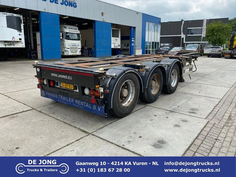 Pacton TXC 343 Multi / 3x Extendable / 1x Lift Axle - Semirremolque portacontenedore/ Intercambiable: foto 1 Pacton TXC 343 Multi / 3x Extendable / 1x Lift Axle - Semirremolque portacontenedore/ Intercambiable: foto 1