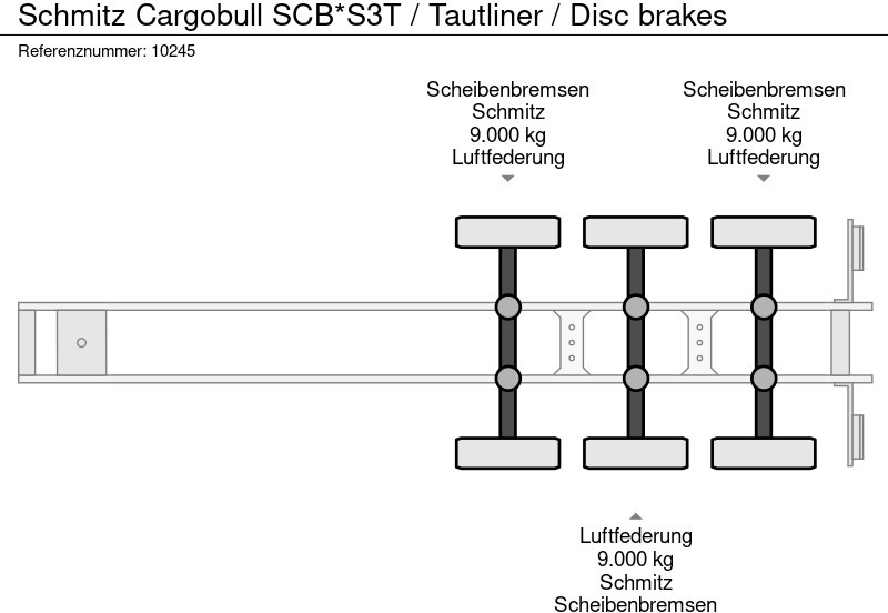 Semirremolque lona Schmitz Cargobull SCB*S3T / Tautliner / Disc brakes: foto 12