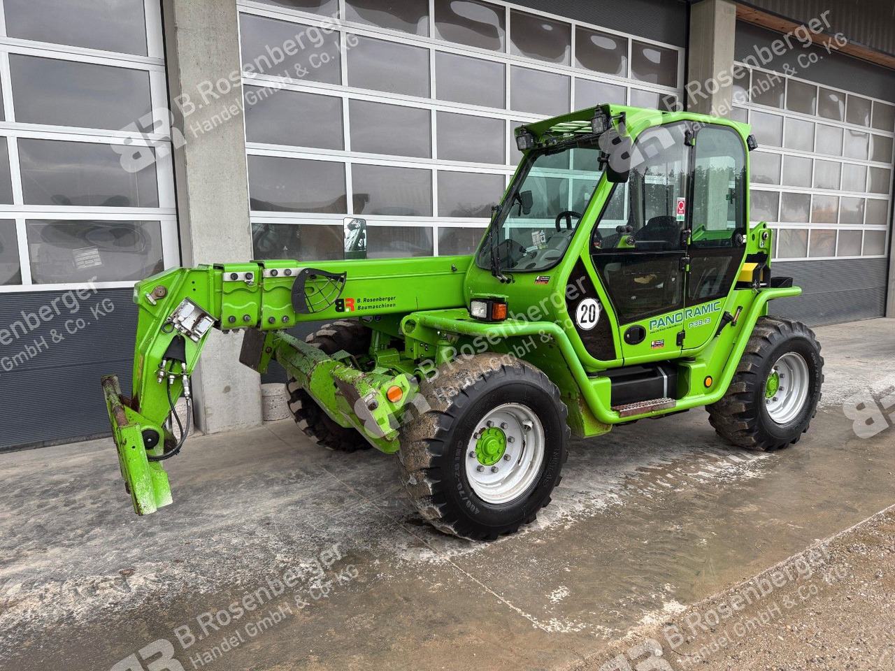 Merlo P38.13 / inkl. Gabel+Schaufel / BüVo / nur 2971h - Manipulador telescópico: foto 1 Merlo P38.13 / inkl. Gabel+Schaufel / BüVo / nur 2971h - Manipulador telescópico: foto 1