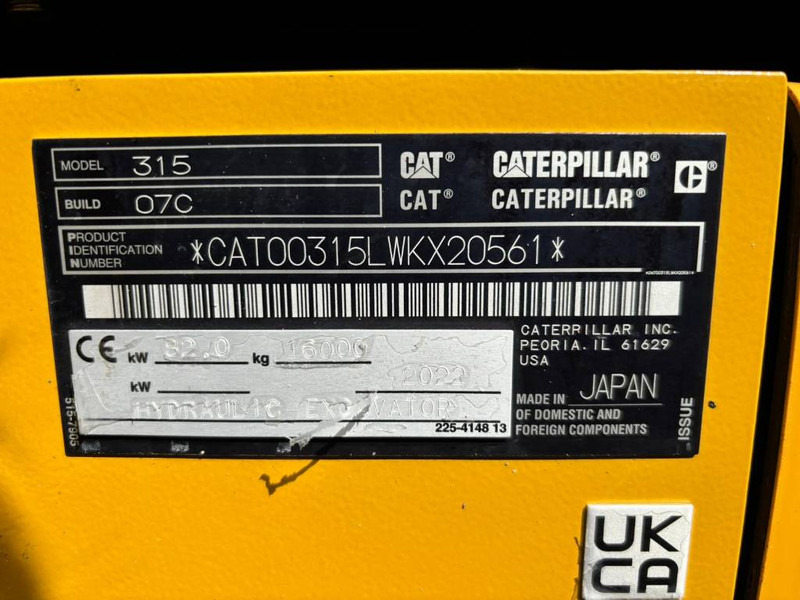 Cat 315 07C - Excavadora de cadenas: foto 5 Cat 315 07C - Excavadora de cadenas: foto 5