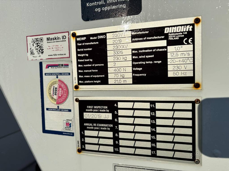 Dino 230 VT - Camión con plataforma elevadora: foto 5 Dino 230 VT - Camión con plataforma elevadora: foto 5