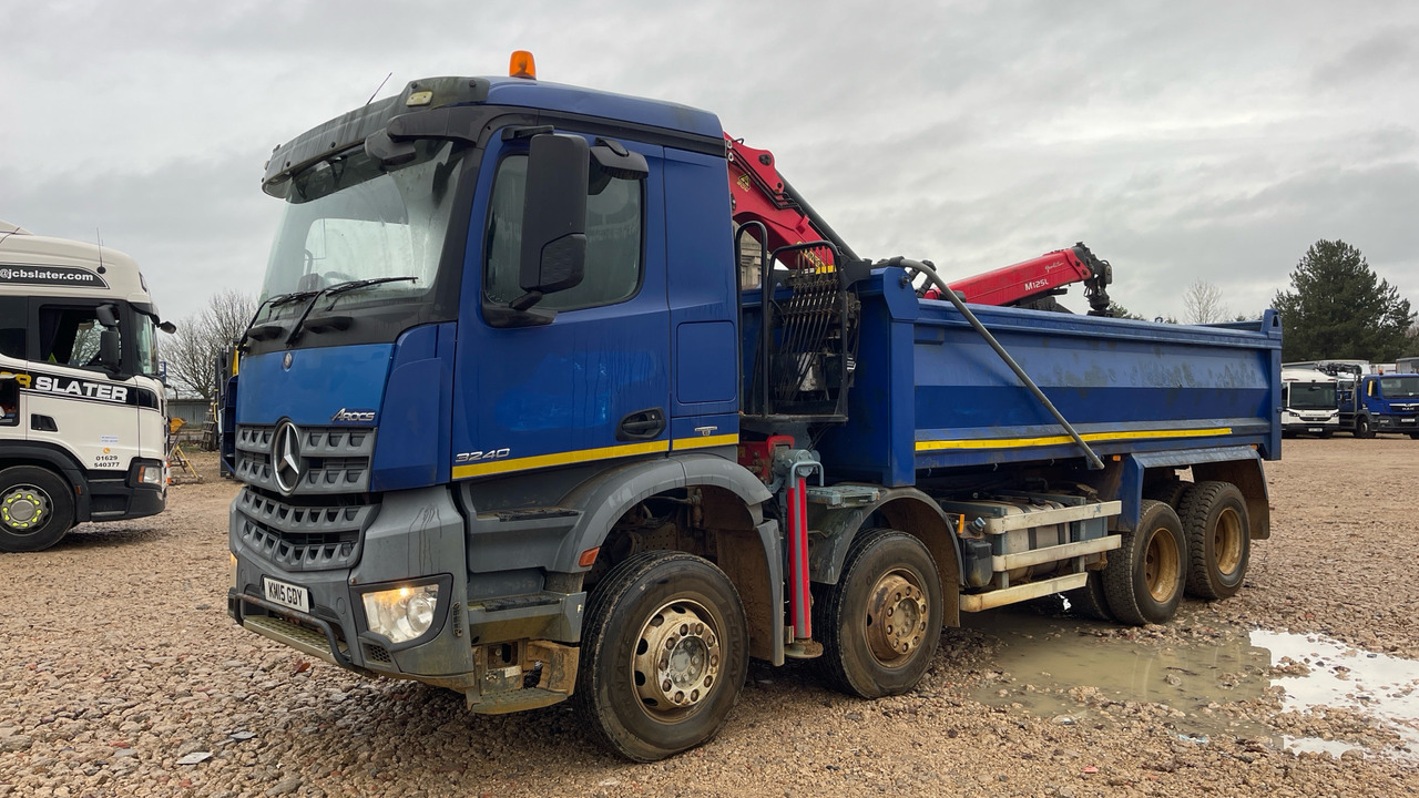 MERCEDES-BENZ AROCS 3240 - Camión volquete, Camión grúa: foto 2 MERCEDES-BENZ AROCS 3240 - Camión volquete, Camión grúa: foto 2