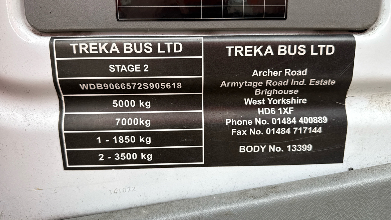 Minibús, Furgoneta de pasajeros MERCEDES-BENZ SPRINTER  516 CDI: foto 11