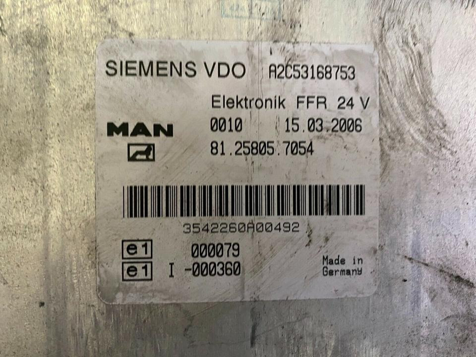 MAN SIEMENS VDO ELEKTRONIK FFR 81.25805.7054 - Unidad de control para Camión: foto 2 MAN SIEMENS VDO ELEKTRONIK FFR 81.25805.7054 - Unidad de control para Camión: foto 2