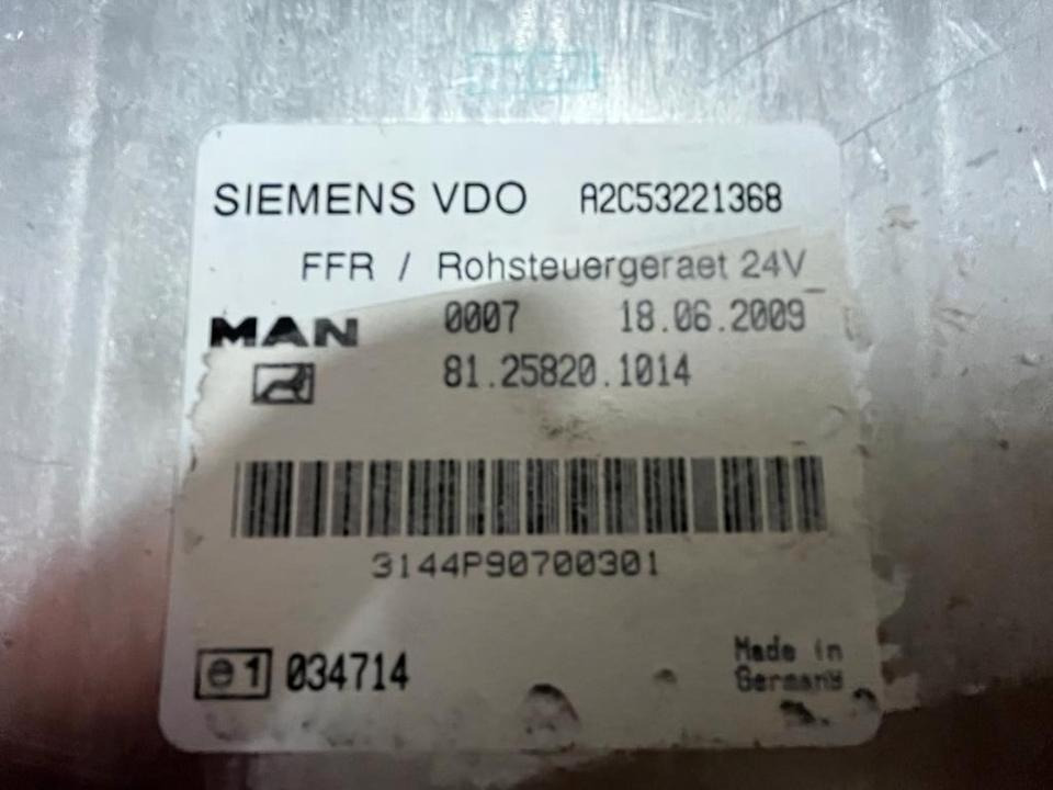 MAN SIEMENS VDO FFR Rohsteuergerät 81.25820.1014 - Unidad de control para Camión: foto 2 MAN SIEMENS VDO FFR Rohsteuergerät 81.25820.1014 - Unidad de control para Camión: foto 2