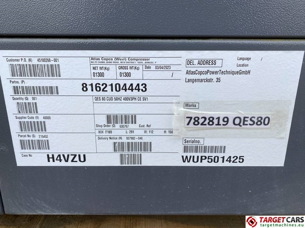 Arrendamiento de Atlas Copco QES80 Diesel 90KVA Generator 400/230V Unusde  Atlas Copco QES80 Diesel 90KVA Generator 400/230V Unusde: foto 11