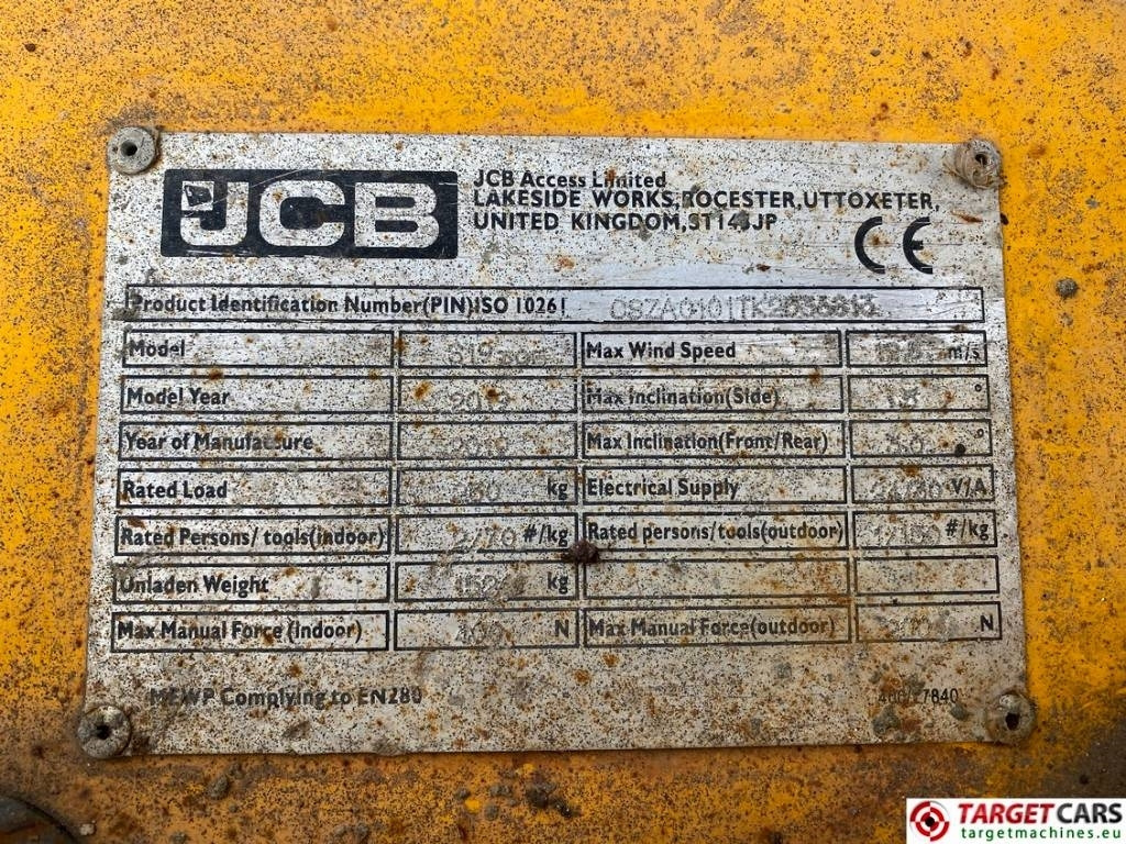 Arrendamiento de JCB S1930E Electric Scissor Work Lift 780cm  JCB S1930E Electric Scissor Work Lift 780cm: foto 10