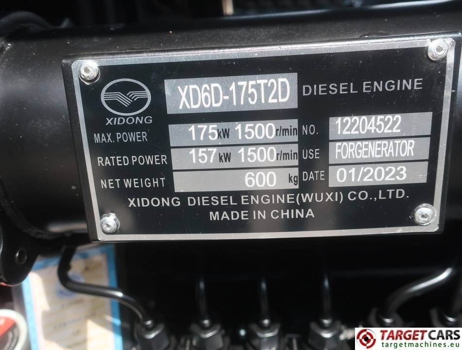 Generador industriale nuevo Xidong XDT-150KW Diesel 187.5KVA Generator 400/230: foto 12