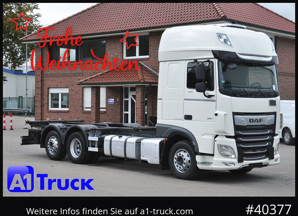 DAF DAF XF 480 FAN SSC Intarder, Lenkachse Standlklima - Camión portacontenedore/ Intercambiable: foto 1 DAF DAF XF 480 FAN SSC Intarder, Lenkachse Standlklima - Camión portacontenedore/ Intercambiable: foto 1